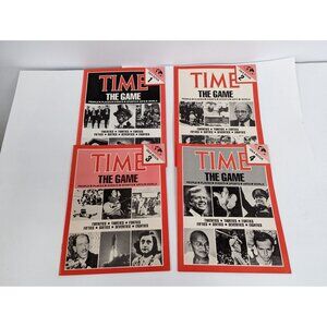 Vintage 1983 TIME The Board Game Trivia Replacement Magazines Set of 4